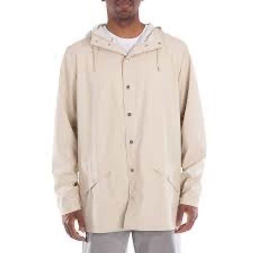 RAINS NEW Lightweight Rain W3 12010 Jacket Dune Size XX-Large MSRP $110‎